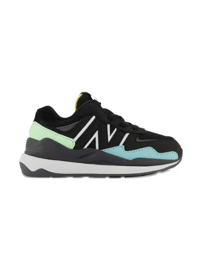 New Balance Babies' 57/40 Panelled Sneakers In Black