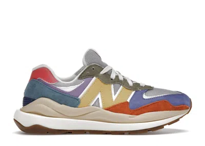 Pre-owned New Balance 57/40 Purple (women's) Sneakers In Grey/blue/silver In Multi