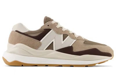 Pre-owned New Balance 57/40 Sneakers In Mushroom/black/coffee In Multi
