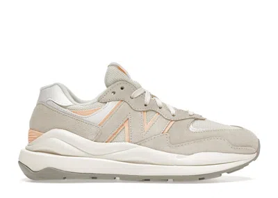 Pre-owned New Balance 57/40 (women's) Sneakers In Angora/light Mango