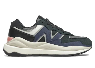 Pre-owned New Balance 57/40 (women's) Sneakers In Black/navy Blue