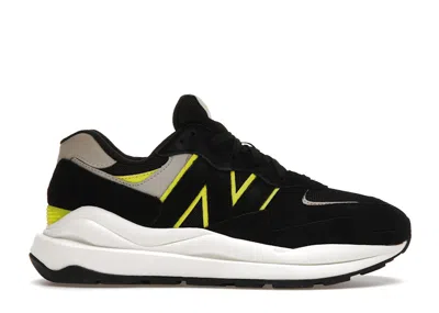 Pre-owned New Balance 57/40 (women's) Sneakers In Black/oyster Pink
