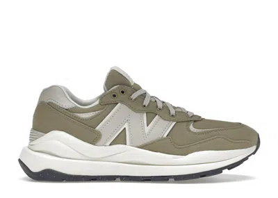 Pre-owned New Balance 57/40 (women's) Sneakers In Green Angora/magnet