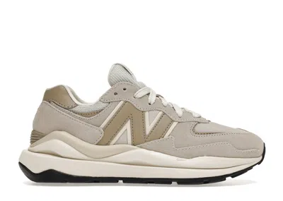 Pre-owned New Balance 57/40 (women's) Sneakers In Light Milk Tea/apricot In Brown