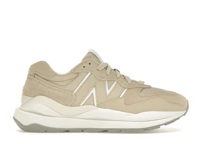 Pre-owned New Balance 57/40 (women's) Sneakers In Sandstone/white