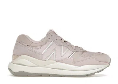 Pre-owned New Balance 57/40 (women's) Sneakers In Stone Pink/white