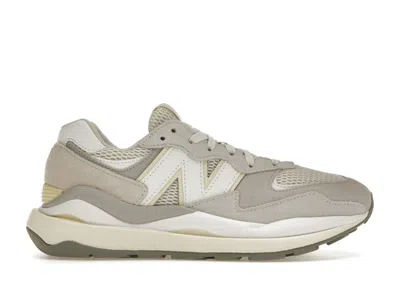 Pre-owned New Balance 57/40 (women's) Sneakers In White/beige
