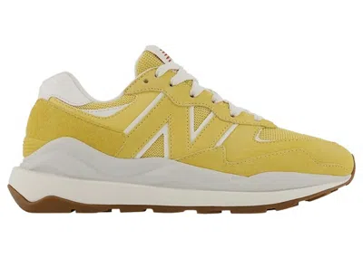 Pre-owned New Balance 57/40 (women's) Sneakers In Yellow/white