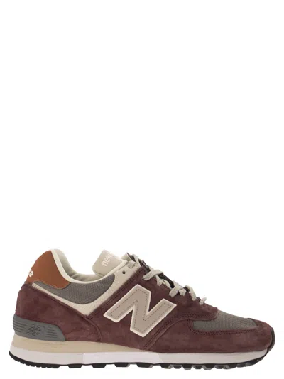 New Balance 576 Trainers In Brown/orange