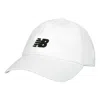 New Balance Unisex Classic Nb Curved Brim Hat In White