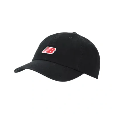New Balance 6 Panel Nb Patch Logo Hat In Black