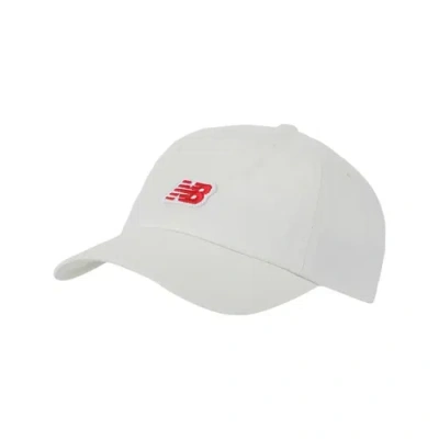 New Balance 6 Panel Nb Patch Logo Hat In White