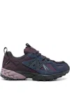 New Balance Ml610xk Suede And Mesh Low-top Sneakers In Purple