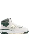 New Balance 650 High-top Sneakers In Weiss