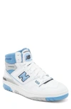 New Balance 650 High Top Sneaker In White/heritage Blue