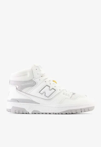 NEW BALANCE 650 HIGH-TOP SNEAKERS IN ANGORA LEATHER