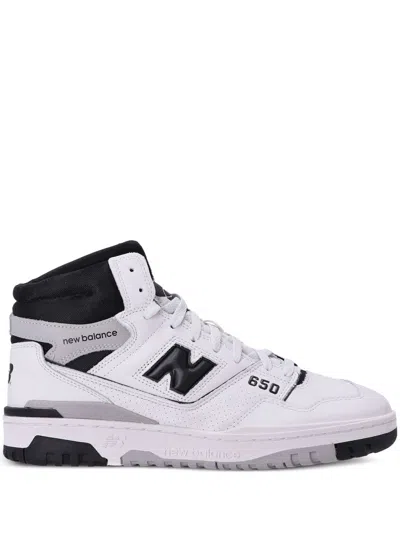 New Balance Multicolor Leather 650 Sneakers In White