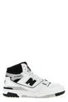 New Balance High-top Sneakers With Perforated Rubber Sole
