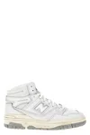 New Balance High-top Sneakers With Contrast Sole And Perforated Detailing