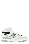 New Balance Multicolor Leather And Suede 650 Sneakers | Size 6+ | Bb650rwh Color White