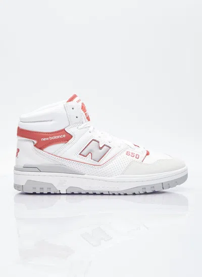 New Balance 650 高帮运动鞋 In White