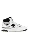 New Balance Multicolor Leather 650 Sneakers In White