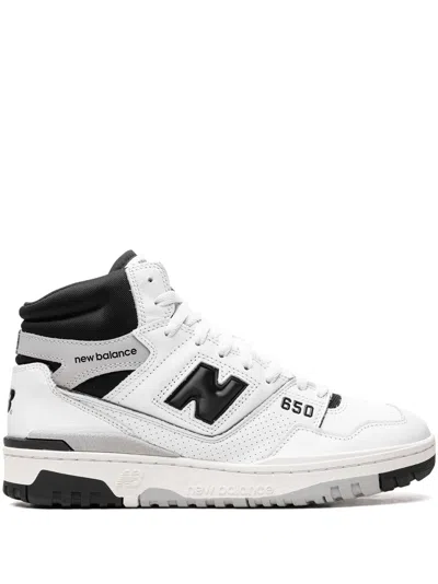 NEW BALANCE 650 "WHITE/BLACK" HIGH-TOP SNEAKERS