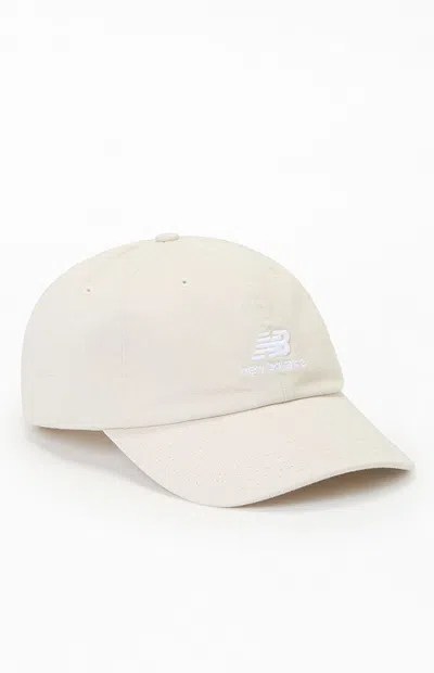 New Balance 6-panel Flying Stacked Dad Hat In Tan In Neutral
