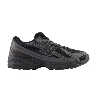 Pre-owned New Balance 740 Bungee Lace Little Kid 'black Cement' | Kid's Size 10.5