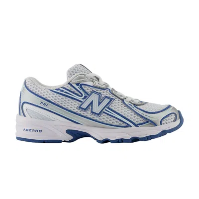 Pre-owned New Balance 740 Bungee Lace Little Kid Wide 'ice Blue Sea Stone' | Kid's Size 1.5
