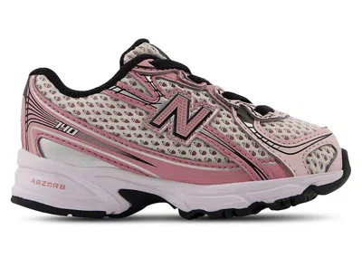 Pre-owned New Balance 740 Bungee Lace Sneakers In Washed Burgundy/pink Taffy