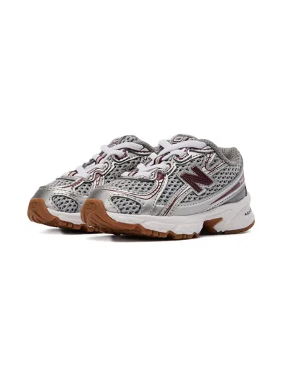New Balance Babies' 740 Bungee V1 Td "silver Metallic" Sneeakers