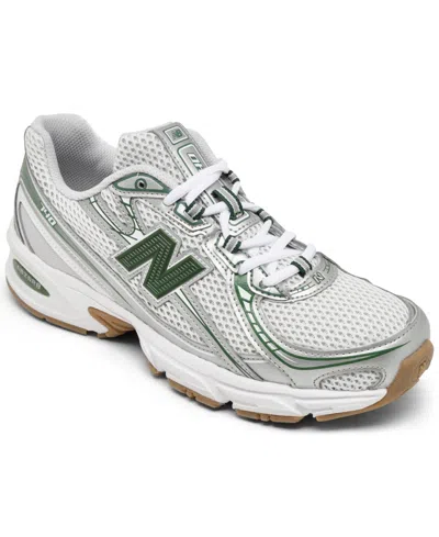 New Balance 740 Casual Sneakers From Finish Line In Gray
