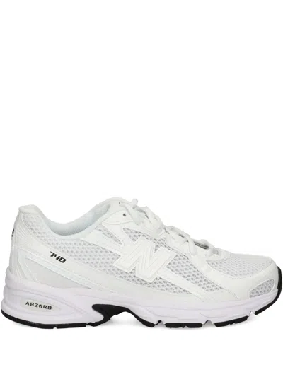 New Balance 740 Lace-up Sneakers In White