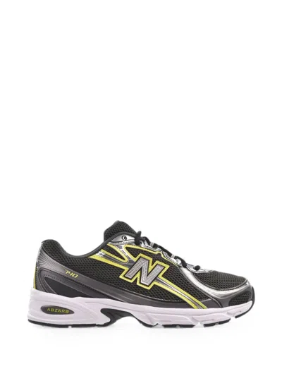 New Balance 740 Lace-up Sneakers In Black