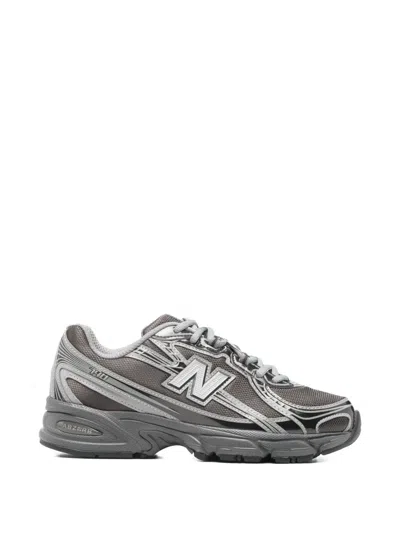 New Balance 740 Logo Sneakers In Gray
