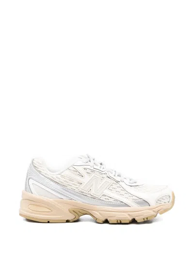 New Balance 740 Logo Sneakers In White