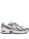 New Balance 740 Mesh-panel Metallic-detail Sneakers In White