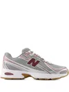 New Balance Mens Monarch Burgundy 740 V2 Mesh Low-top Trainers In Gray