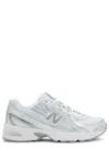 New Balance White Artificial Leather Sneaker In White