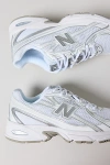 New Balance Women's 740 Sneaker In White With Silver Metallic And Reflection At Urban Outfitters In White/silver Metallic