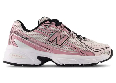 Pre-owned New Balance 740 Sneakers In Washed Burgundy/pink Taffy