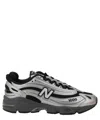 New Balance Mens Silver Metallic Green 1000 Metallic Mixed-material Trainers In Multicolor