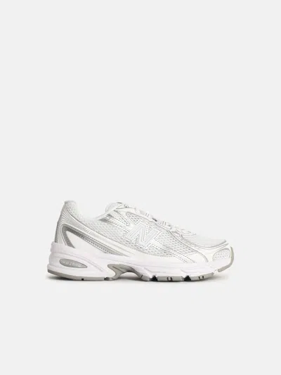 New Balance '740' White Fabric Blend Sneakers