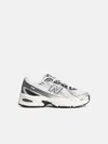 New Balance '740' White Fabric Blend Sneakers In White