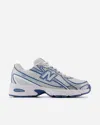 New Balance Low Top Sneakers With Contrast Accents And Mesh Upper In Blue