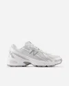 New Balance White Artificial Leather Sneaker In White