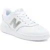 New Balance 80 Basketball Sneaker In White/metallic Silver