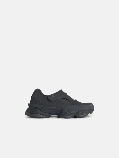New Balance '8040' Black Leather Blend Sneakers