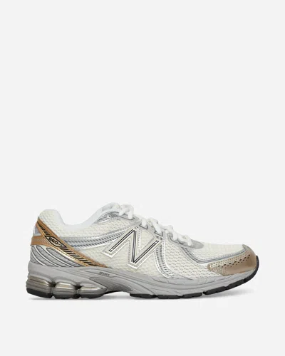 NEW BALANCE 860V2 SNEAKERS SEA SALT / GOLD METALLIC
